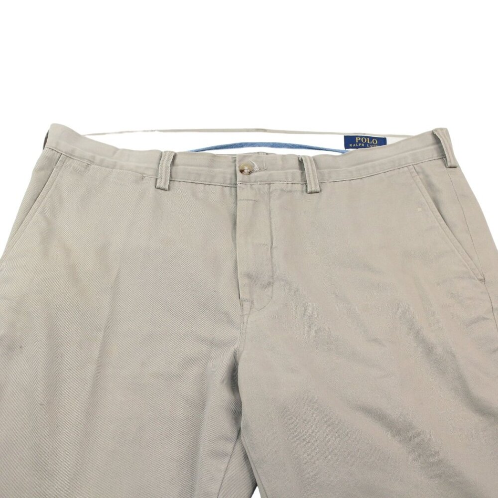 Polo Ralph Lauren Mens Sz 32X29 Stretch Classic Fit Flat Chino Light Tan Pants - Picture 4 of 16